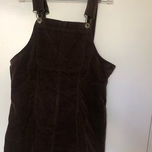 Brown Corduroy Dress